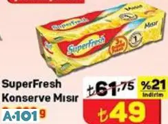SUPERFRESH KONSERVE MISIR 3X200 G